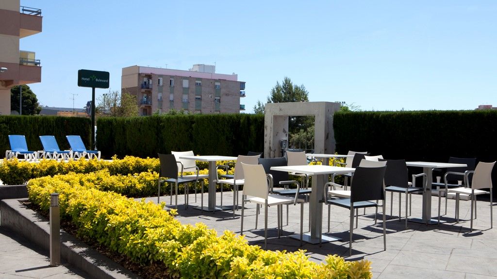Hotel Bulevard Беникасим Ресторан фото
